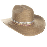 Scala Tracy - Chunky Paper Braid Cowgirl Hat