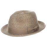Scala Whitaker - Paper Braid Fedora Hat
