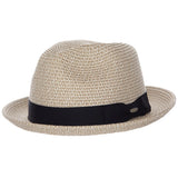 Scala Whitaker - Paper Braid Fedora Hat