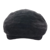 Scala Hood - Leather Flat Cap