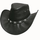 Bullhide Smoke - Leather Cowboy Hat - Hatcountry