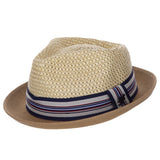 Stacy Adams Amani - Paper Braid Fedora Hat