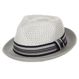 Stacy Adams Amani - Paper Braid Fedora Hat