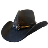 Shady Brady Snake - Soft Wool Felt Cowboy Hat  (Closeout)
