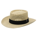 Peter Grimm Torrey - Straw Gambler Hat