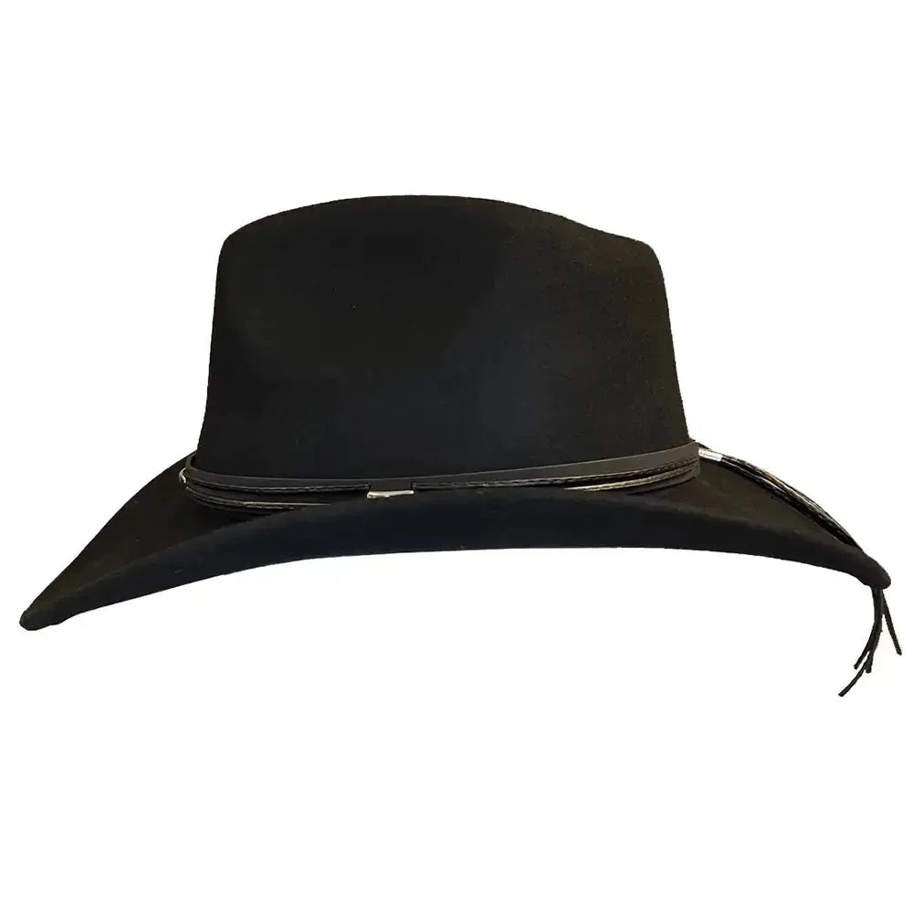 Deadwood Trading High Tail - Crushable Soft Wool Felt Cowboy Hat - Hatcountry