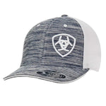 ARIAT Heather Offset Shield (Grey/White) - Trucker Cap - Hatcountry