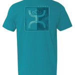 HOOey Inverted Hooey (Tropical Blue) - Mens T-Shirt - Hatcountry