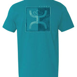 HOOey Inverted Hooey (Tropical Blue) - Mens T-Shirt - Hatcountry