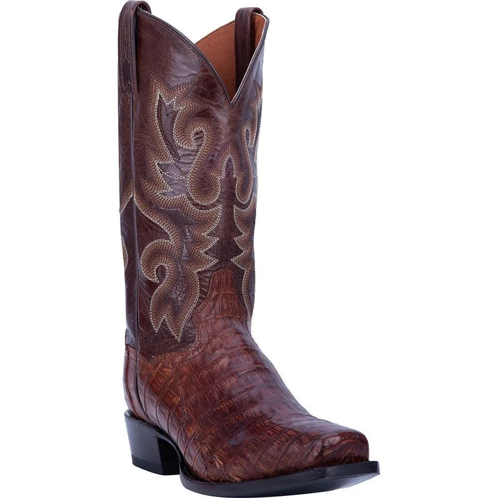 Dan Post Bayou - Mens Caiman Skin Leather Cowboy Boots - Hatcountry