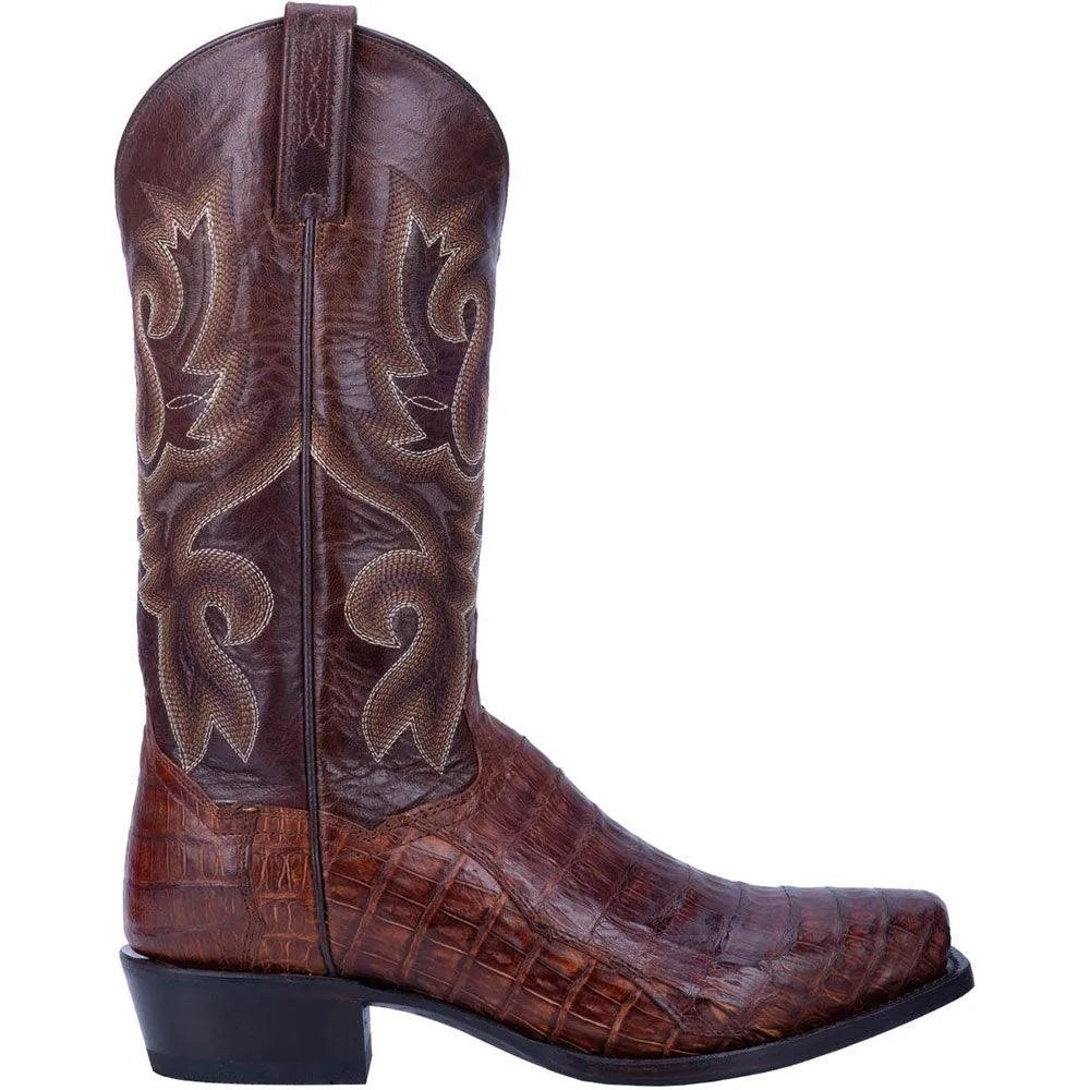 Dan Post Bayou - Mens Caiman Skin Leather Cowboy Boots - Hatcountry