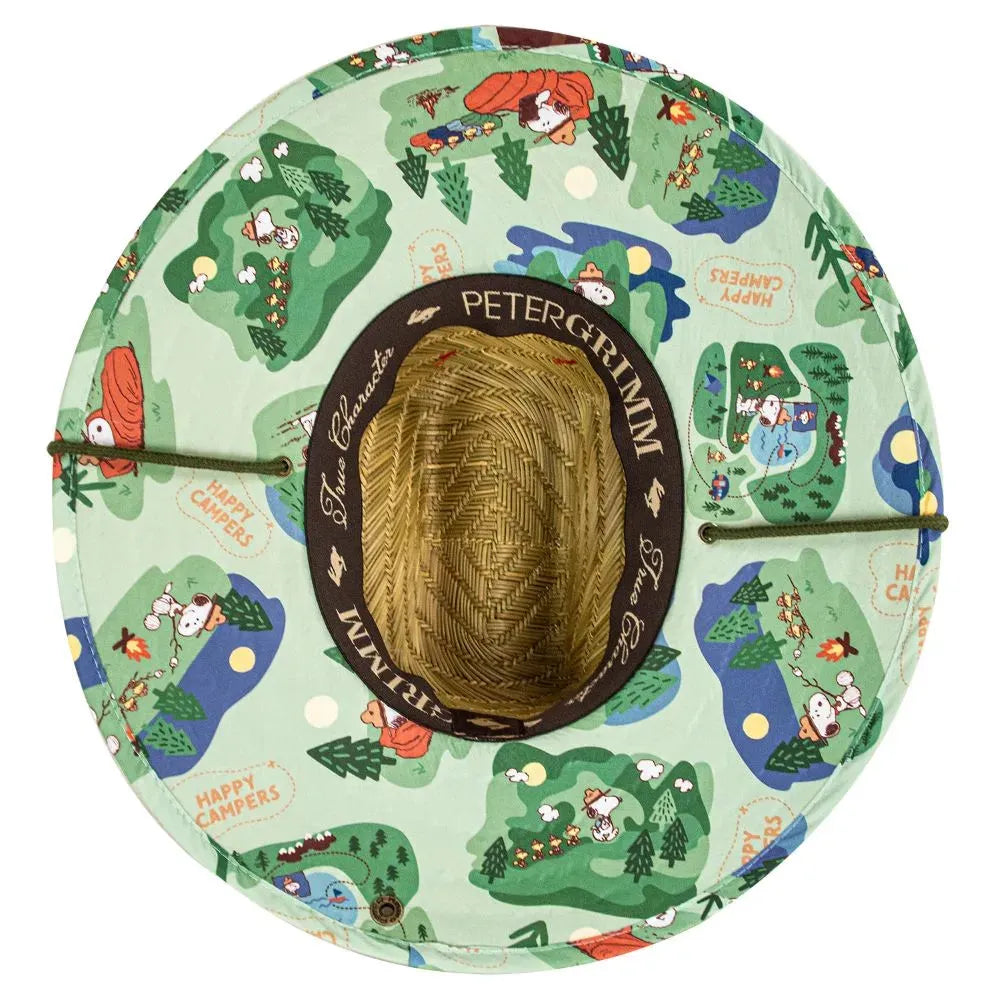 Peter Grimm Peanuts Beagle Scouts - Rye Straw Lifeguard Hat - Hatcountry