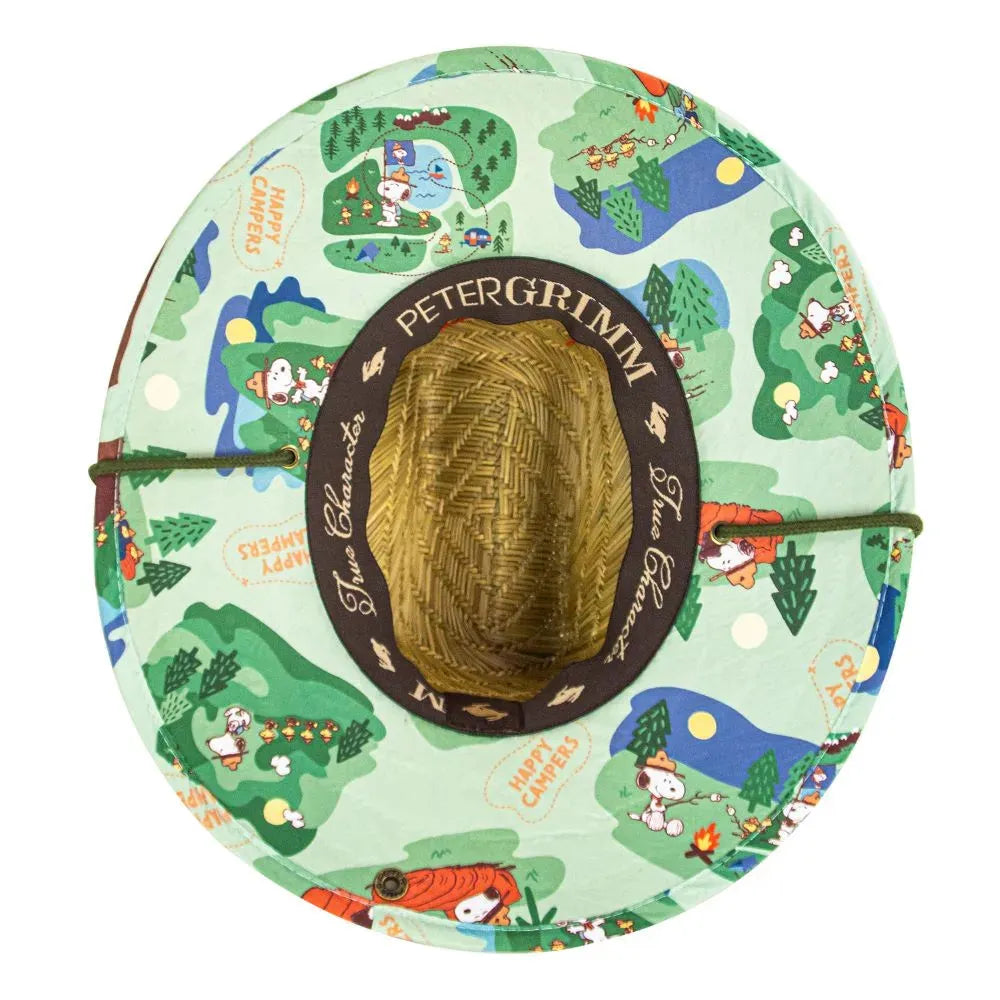 Peter Grimm Peanuts Beagle Scouts Junior - Childrens Lifeguard Straw Hat - Hatcountry