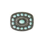 Nocona Southwest Turquoise Stone - Belt Buckle - Hatcountry