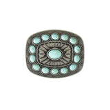 Nocona Southwest Turquoise Stone - Belt Buckle - Hatcountry
