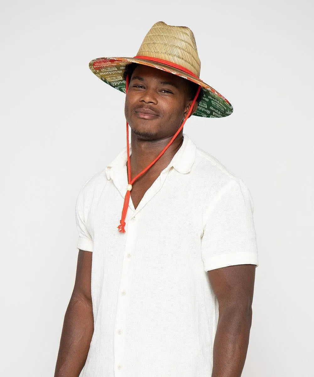 Peter Grimm Sublime Boss DJ Lifeguard - Rye Straw Lifeguard Hat - Hatcountry