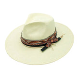 Peter Grimm Borrego - Wide Brim Straw Fedora Hat - Hatcountry