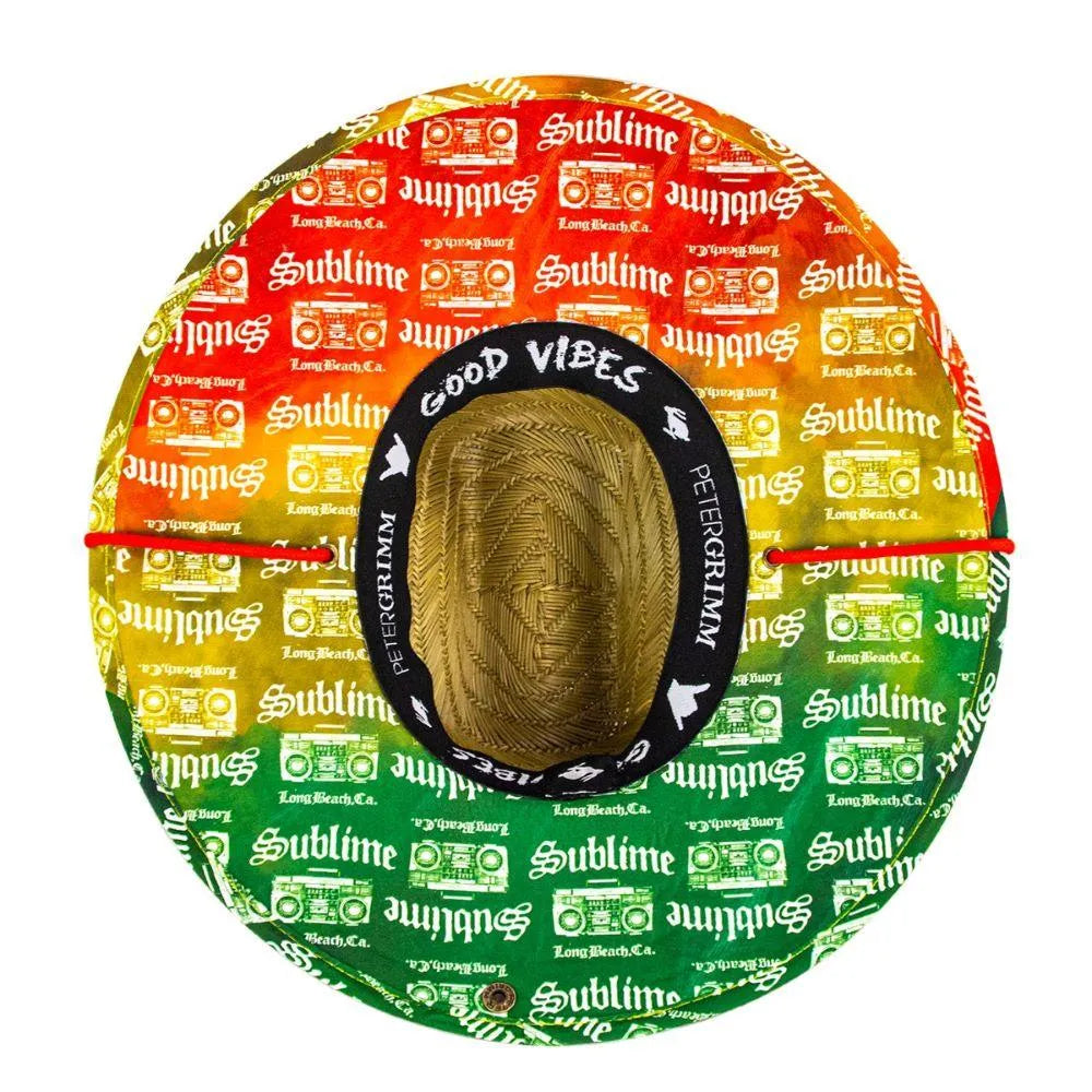 Peter Grimm Sublime Boss DJ Lifeguard - Rye Straw Lifeguard Hat - Hatcountry