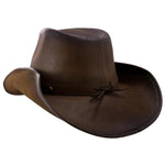 Deadwood Trading Broken Hill - Faux Leather Outback Hat - Hatcountry