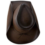Deadwood Trading Broken Hill - Faux Leather Outback Hat - Hatcountry