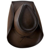 Deadwood Trading Broken Hill - Faux Leather Outback Hat - Hatcountry