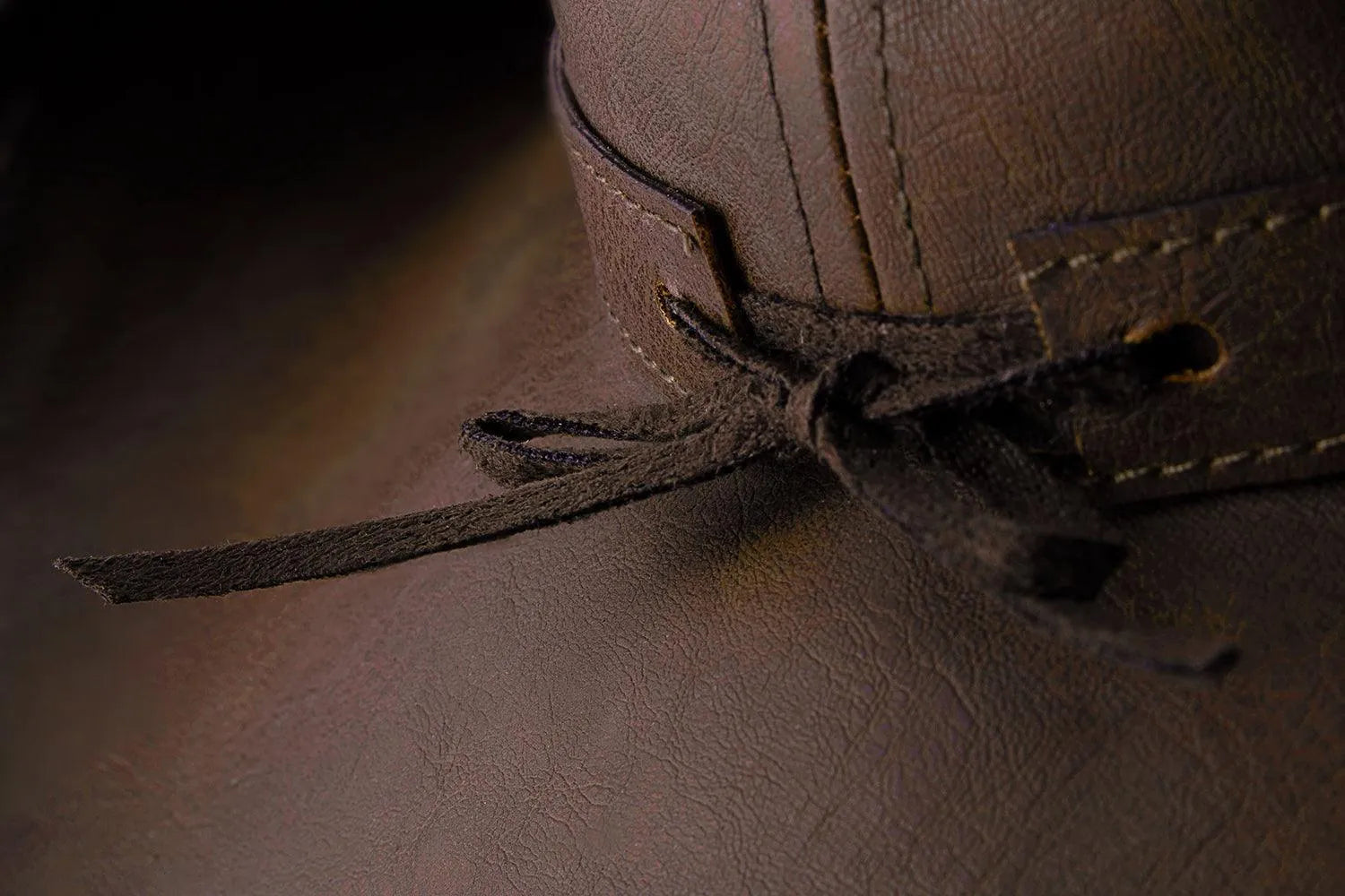 Deadwood Trading Broken Hill - Faux Leather Outback Hat - Hatcountry