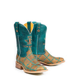 Tin Haul Barbd Wire - Women's Leather Cowgirl Boot