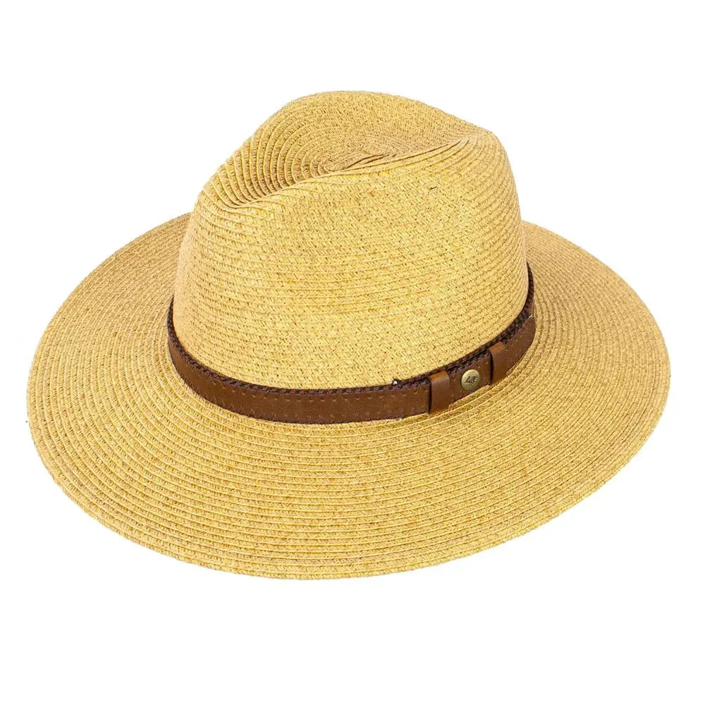 Peter Grimm Cameron - Straw Fedora Hat - Hatcountry