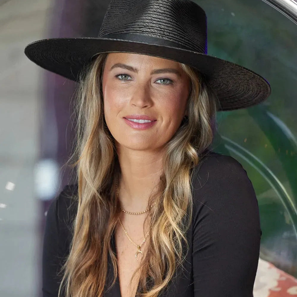 Peter Grimm Carin - Wide Brim Mexican Palm Straw Hat - Hatcountry