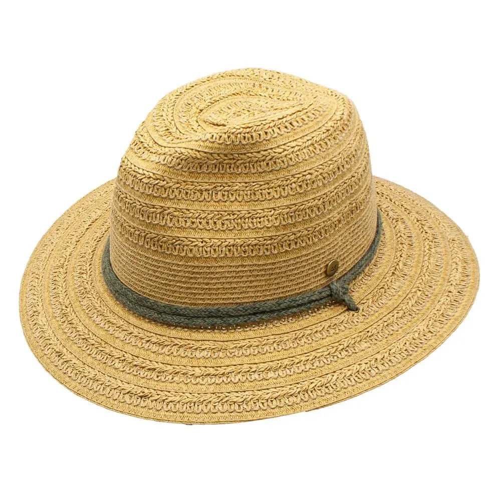 Peter Grimm Charles - Straw Fedora Hat - Hatcountry