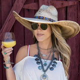 Charlie 1 Horse Coyote - Mexican Palm Straw Women's Wide Brim Cowboy Hat - Hatcountry