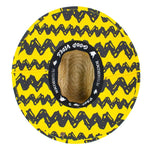 Peter Grimm Peanuts Charlie - Rye Straw Lifeguard Hat - Hatcountry