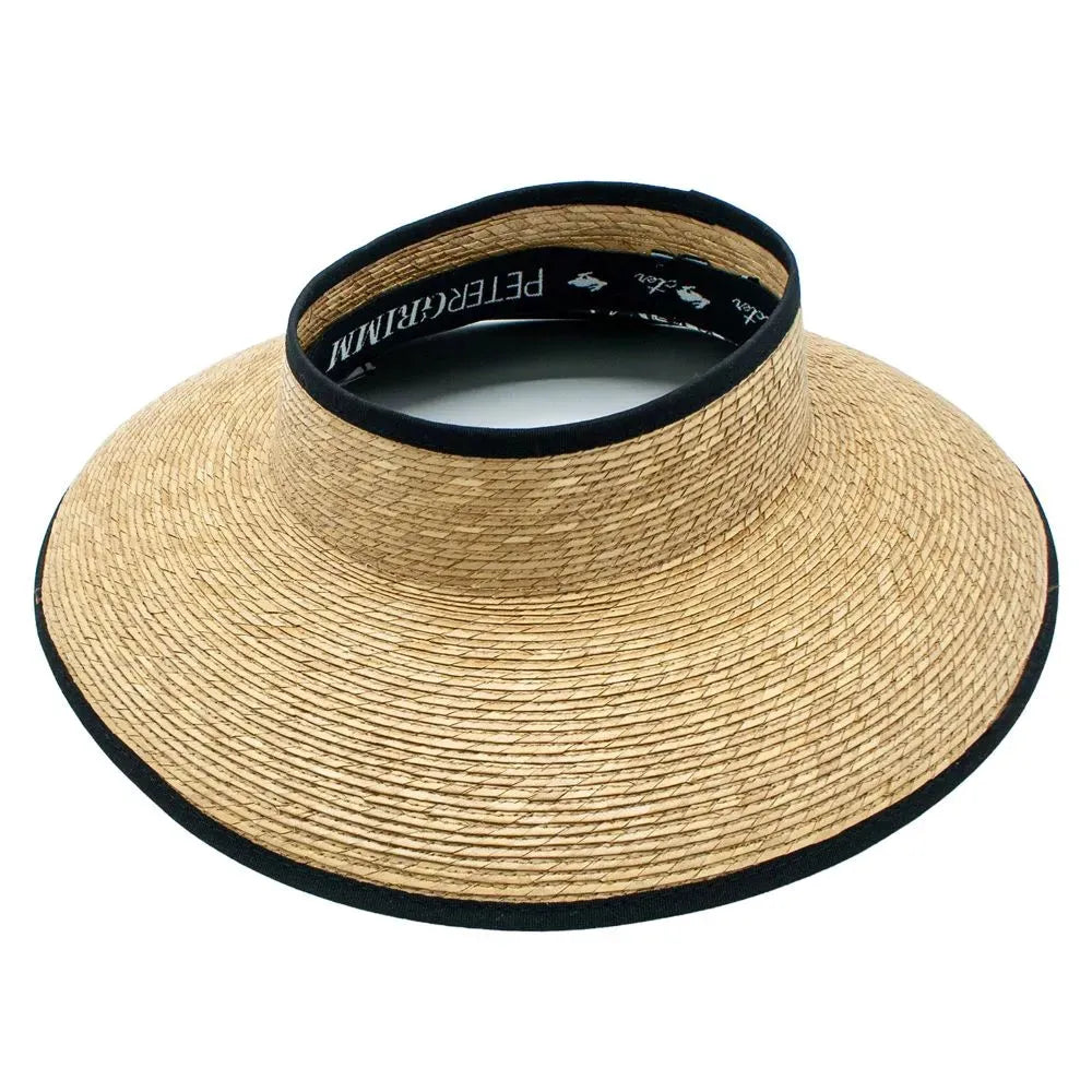 Peter Grimm Coco Palms - Straw Visor Hat - Hatcountry