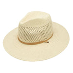 Peter Grimm Colombia - Wide Brim Straw Fedora Hat - Hatcountry