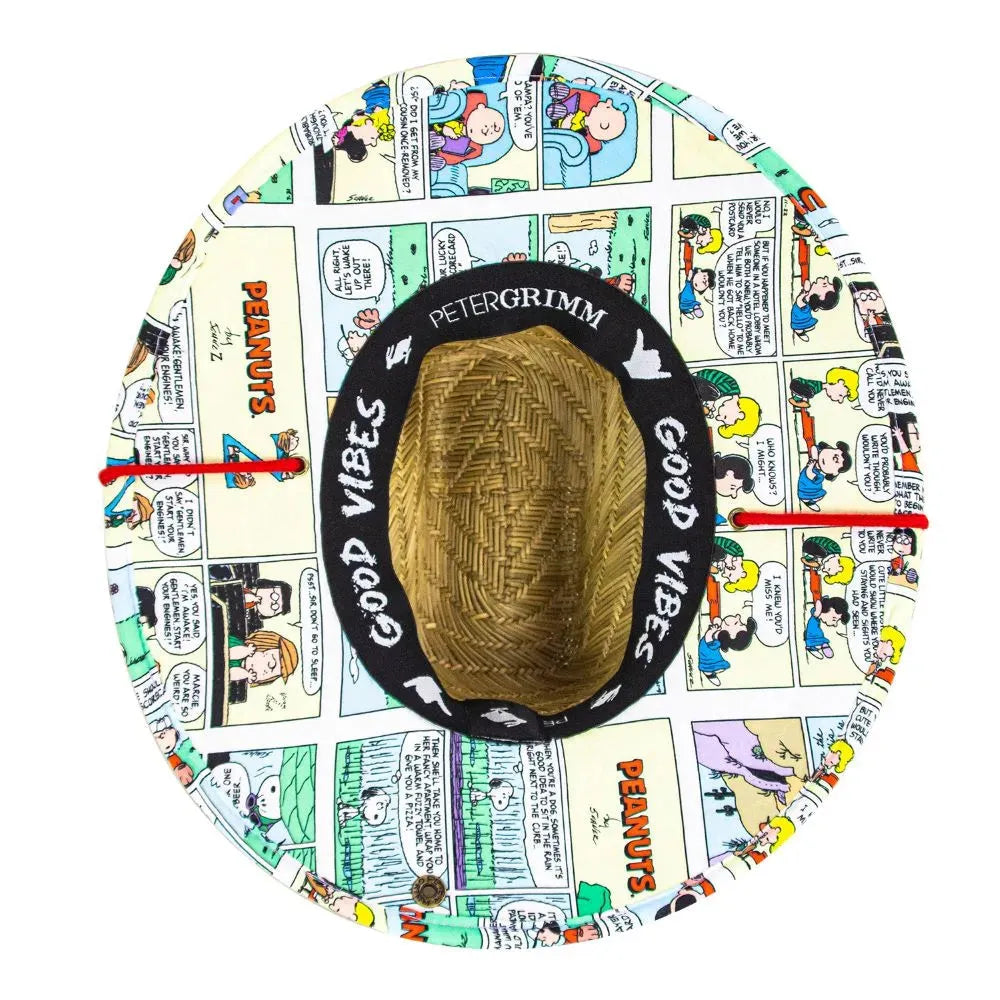 Peter Grimm Peanuts Comic Strip Junior - Childrens Straw Lifeguard Hat - Hatcountry