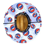 Peter Grimm Grateful Dead SYF (Steal Your Face) - Rye Straw Lifeguard Hat - Hatcountry