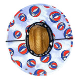 Peter Grimm Grateful Dead SYF (Steal Your Face) - Rye Straw Lifeguard Hat - Hatcountry