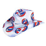 Peter Grimm Grateful Dead SYF (Steal Your Face) Drifter - Cotton Cowboy Hat - Hatcountry
