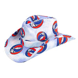 Peter Grimm Grateful Dead SYF (Steal Your Face) Drifter - Cotton Cowboy Hat - Hatcountry