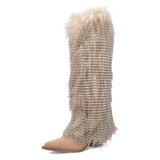 Dingo Snuggles - Women's Suede Leather Cowgirl Boots