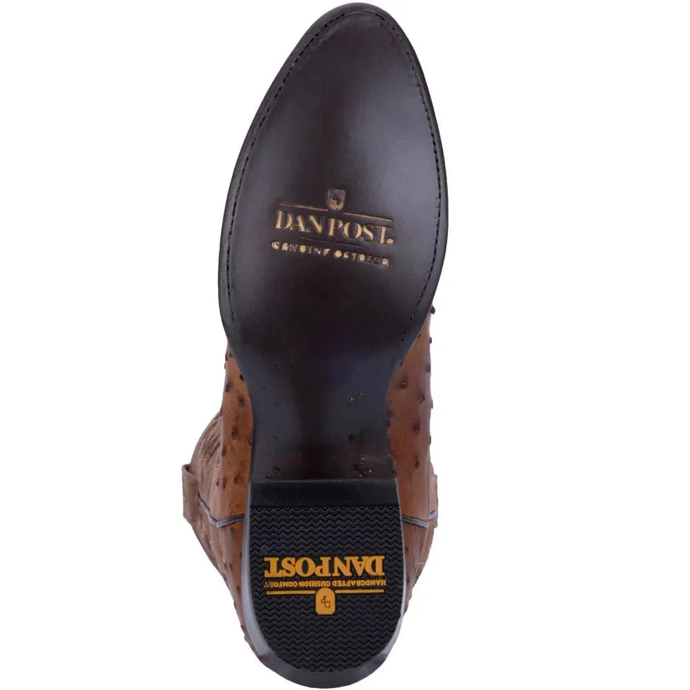 Dan Post Tempe - Mens Ostrich Leather Cowboy Boots - Hatcountry