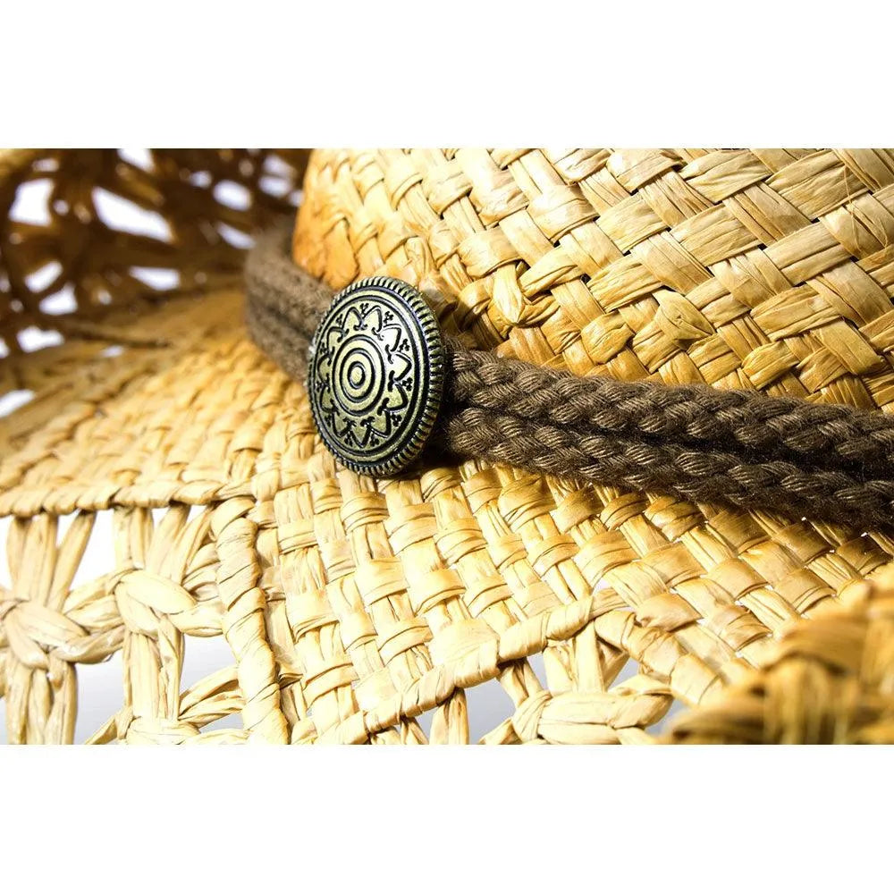 Deadwood Trading Hat Company Sonoma - Raffia Straw Cowboy Hat - Hatcountry