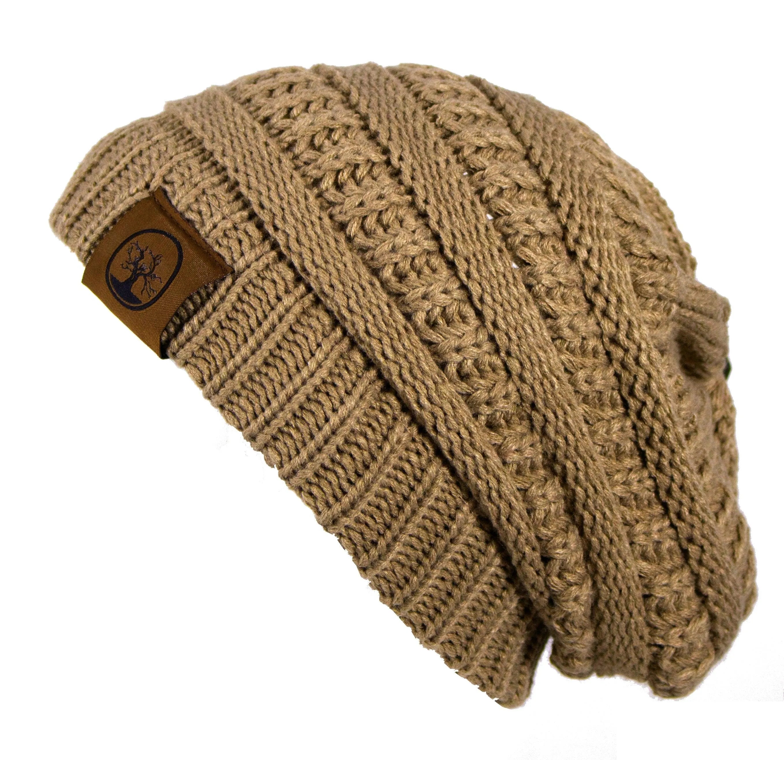 VECRY Homme Bonnet Slouch Beanie Hollow Thin Été Cap Skullcap