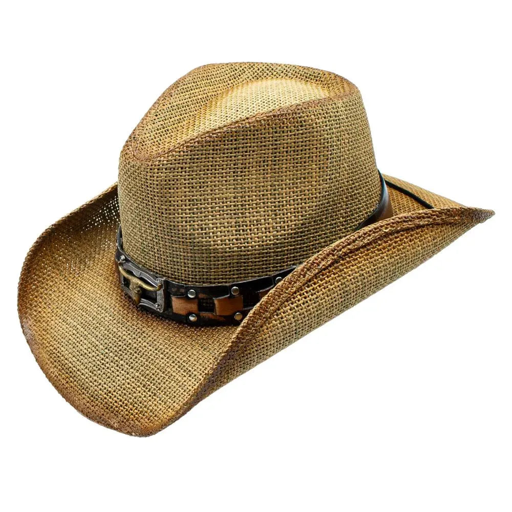 Peter Grimm Ezekiel - Seagrass Cowboy Hat - Hatcountry