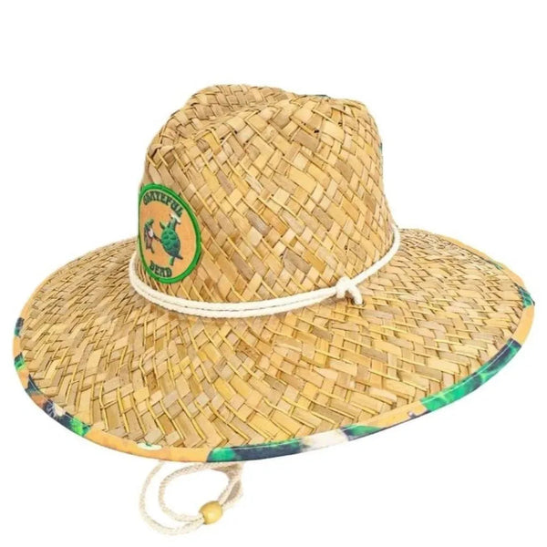 Peter Grimm Grateful Dead Dancing Turtles Lifeguard - Straw Lifeguard Hat - Hatcountry