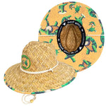 Peter Grimm Grateful Dead Dancing Turtles Lifeguard - Straw Lifeguard Hat - Hatcountry