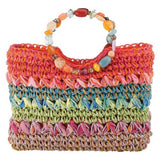 Cappelli Goleta - Womens Crocheted Toyo Straw Satchel Handbag - Hatcountry
