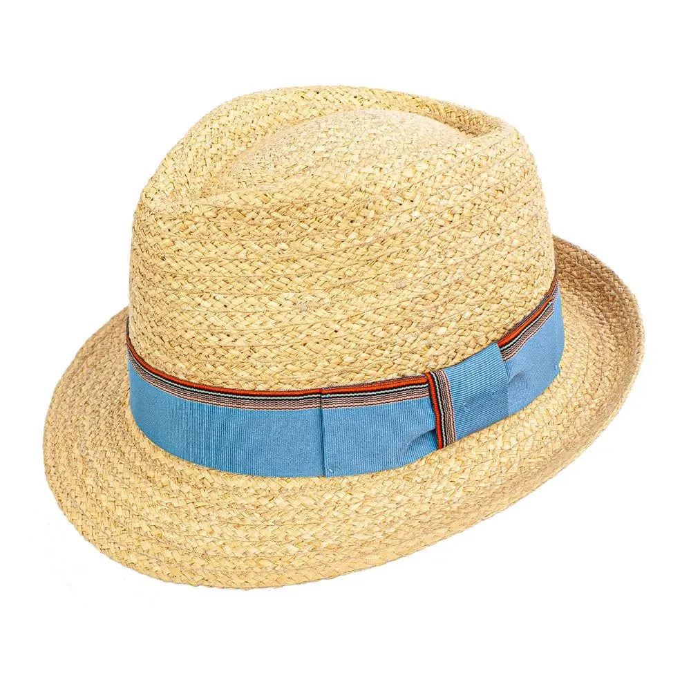 Peter Grimm Grosby - Straw Fedora Hat - Hatcountry