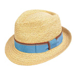 Peter Grimm Grosby - Straw Fedora Hat - Hatcountry