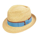 Peter Grimm Grosby - Straw Fedora Hat - Hatcountry
